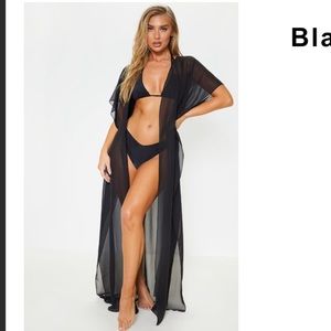 PLT Black Kimono Size 8 US